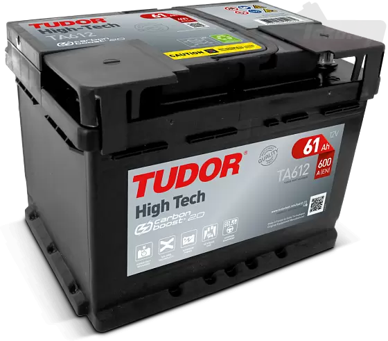 Tudor High Tech TA612 (61 A/h), 600A R+