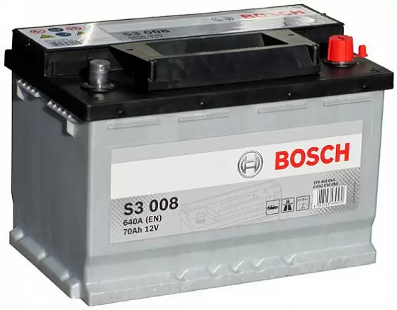 Bosch S3 008 (70 А/h), 640A R+ (570 409 064)