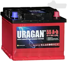 Аккумулятор Uragan (55 A/h), 450A R+