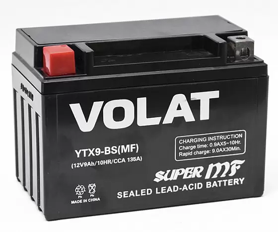 VOLAT YTX9-BS (MF) AGM (9 A/h), 135A L+