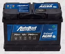 Аккумулятор Autopart AGM Galaxy (70 A/h) 760A R+