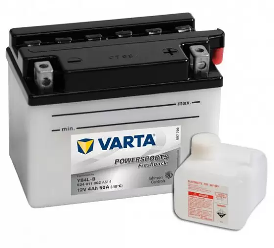 Varta Powersports Freshpack 504 011 002 (4 A/h), 50A R+