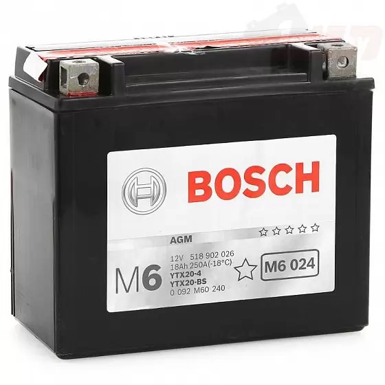 Bosch M6 024 518 902 026 (18 A/h), 250A L+