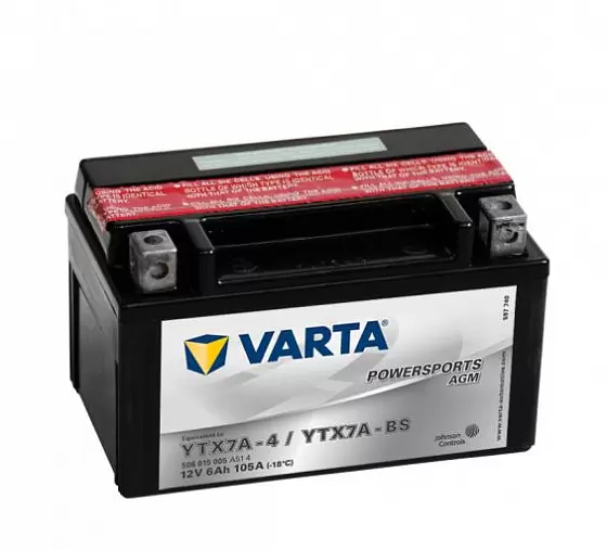 Varta Powersports AGM 506 015 005 (6 A/h), 105A L+