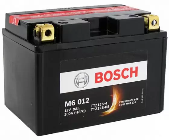 Bosch M6 012 509 901 020 (9 A/h), 200A L+