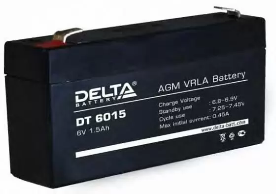 для ИБП Delta DT 6015 6V-1.5 Ah