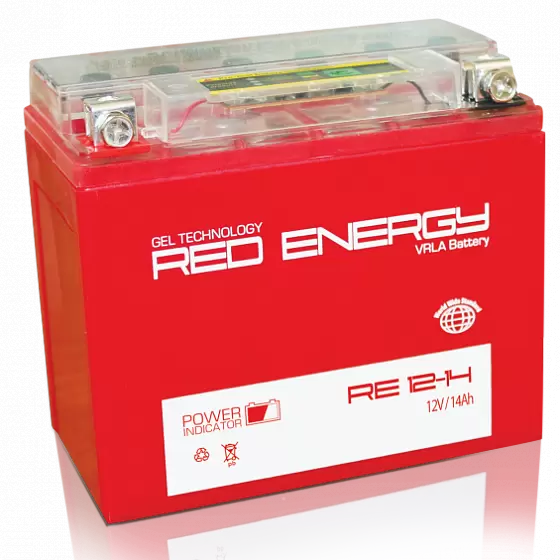 Red Energy RE 1214 (YTX14-BS,YTX14H-BS, YTX16-BS, YB16B-A) (14 A/h), 210A L+