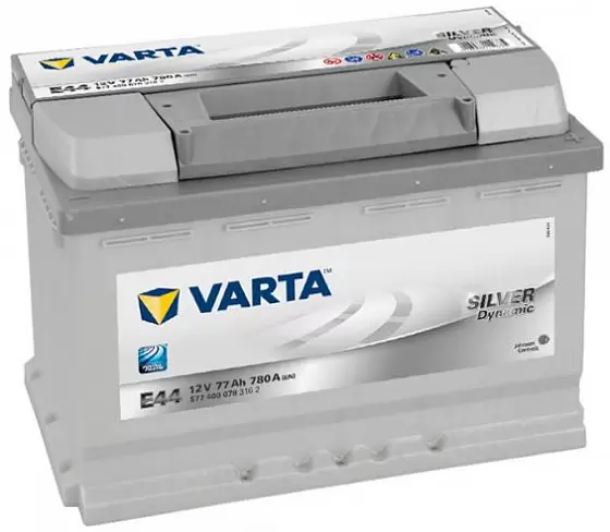 Varta Silver Dynamic E44 (77 А/h), 780А R+ (577 400 078)