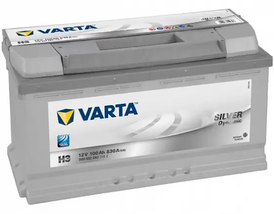Varta Silver Dynamic H3 (100 А/h), 830А R+ (600 402 083)