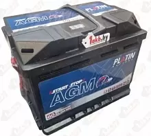 Аккумулятор PLATIN AGM (60 A/h), 680A R+