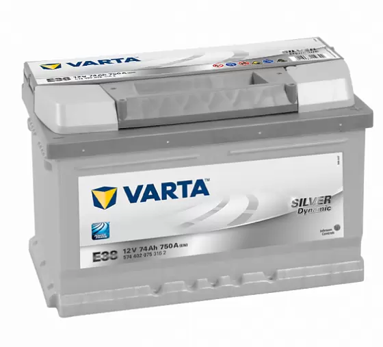 Varta Silver Dynamic E38 (74 А/h), 750A R+ (574 402 075)