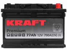 Аккумулятор KRAFT Premium (77 A/h), 790A R+
