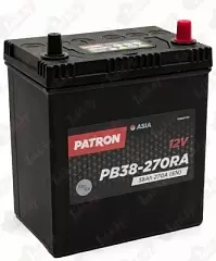 Аккумулятор PATRON PB38-270R (38 A/h), 270A R+