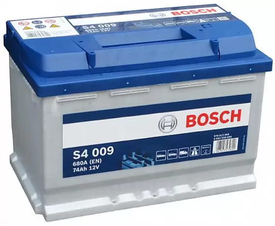 Bosch S4 009 (74 А/h), 680A L+ (574 013 068 )