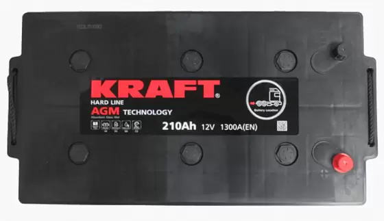 KRAFT AGM (210 A/h) 1300A L+