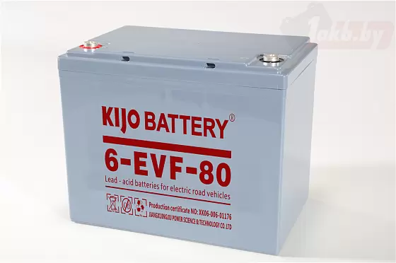 Аккумулятор Kijo 12V 6-EVF- (80 A/h) M6 Gel