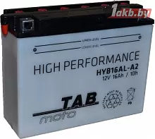 Аккумулятор TAB YB16АL-A2 (16 A/h), 190A R+
