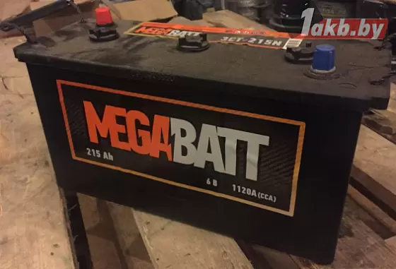 MEGA BATT 3СТ-215 215 A/h, 1150А R+ 6V