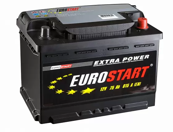 Eurostart Extra Power (75 A/h), 615А L+