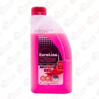 EUROLINE AF RED 1 EUROLINE Антифриз 1кг - готовый красный, RED Longlife G12