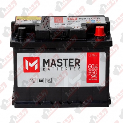 MASTER BATTERIES (60 A/h), 500A R+