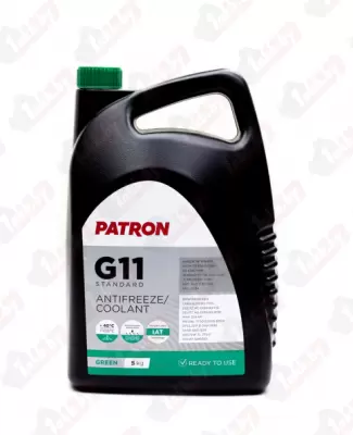 PATRON PCF4005 Антифриз 5кг (4.4л) - зеленый готовый, PATRON GREEN G11, TL 774-C, SAE J1034, N600690, MS-7170, MAN 324 NF, MB 325.0, B0400240, 6901599, 1286083