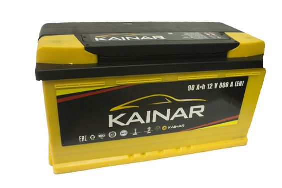 Kainar Premium Energy 90D31L (90 А/ч, 800А EN) Обратная полярность, Ca/Ca для Hyundai HD72 и Hino 300