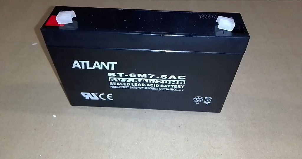 для ИБП Atlant 6V (7.5 A/h)