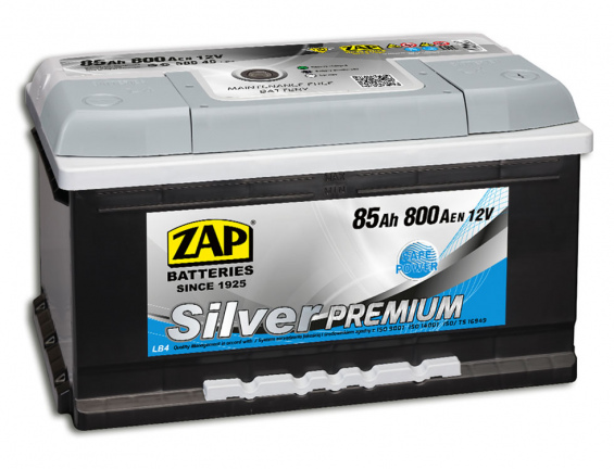ZAP Silver Premium 585 45 (45 А/ч, 800А) R+, низкий корпус LB4 175мм для Hyundai/Kia ZAP Silver Premium 585 45 (45 А/ч, 800А) R+, низкий корпус LB4 175мм для Hyundai/Kia