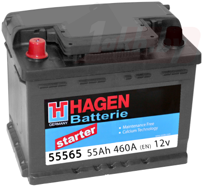 HAGEN (55 A/h), 460A L+