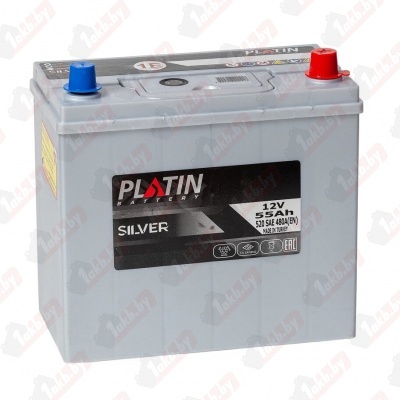 PLATIN ASIA SILVER (55 A/h), 480A R+ т.кл.