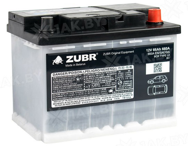 Zubr Original (66 A/h), 660А R+