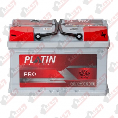 PLATIN PRO (75 A/h), 740A R+ низ.