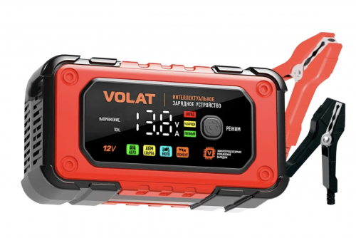 VOLAT VT-BC1207E (12В, 7А) Интеллектуальное ЗУ с режимом восстановления и поддержкой AGM/GEL