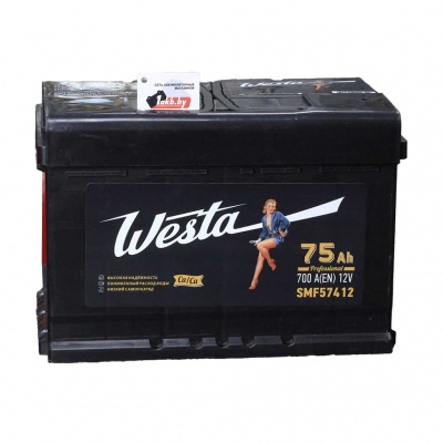 Westa Black (75 A/h), 700A R+