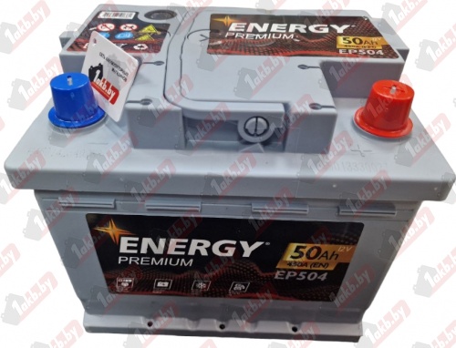 Energy Premium EP504 (50 A/h), 450A R+ низ.