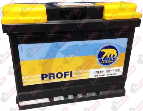 Baren Profi (60 A/h), 510А R+ 7905683