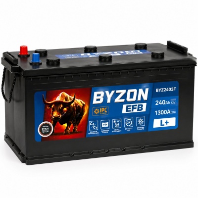 Аккумулятор BYZON EFB (240 A/h), 1300A L+ Аккумулятор BYZON EFB (240 A/h), 1300A L+