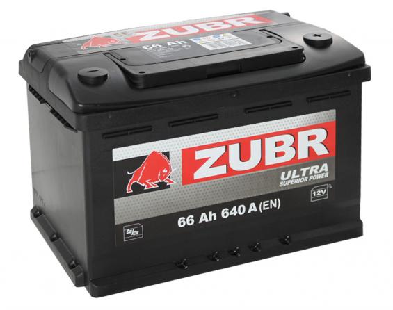 Zubr Ultra (66 А/ч, 640А) L+, Ca/Ca гибридная технология для Ford Focus II / VW Golf V