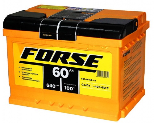 FORSE (60 A/h), 640A R+