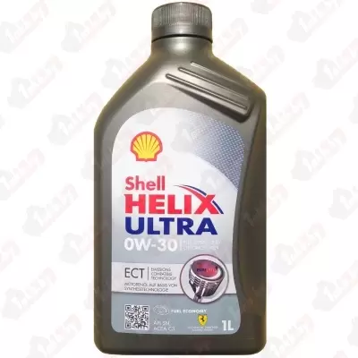 SHELL 0W30 HELIX ULTRA ECT C2/C3/1 моторное синтетическое 1л -API SN, ACEA C2/C3, VW 504.00/507.00