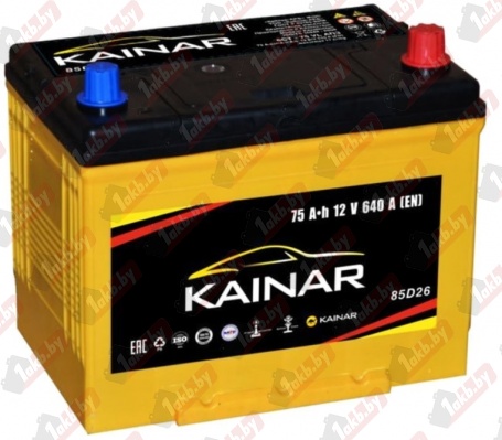 Kainar Asia (75 A/h), 640A R+