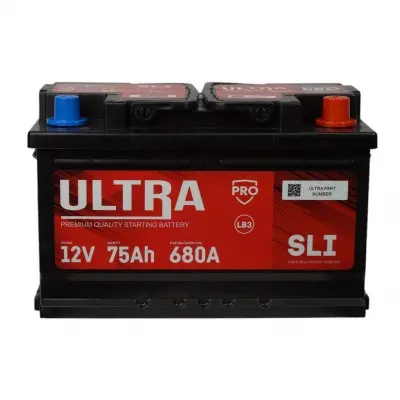 ULTRA PRO (75 A/h), 680A R+ низ.