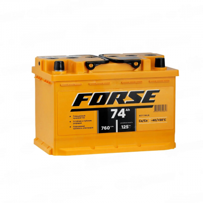 FORSE (74 A/h), 760A R+ низ.