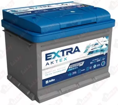 Aktex Extra Premium (65 A/h), 630A L+