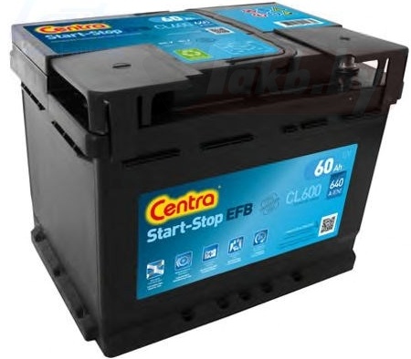 Centra Start-Stop EFB CL600 (60 A/h), 640A R+