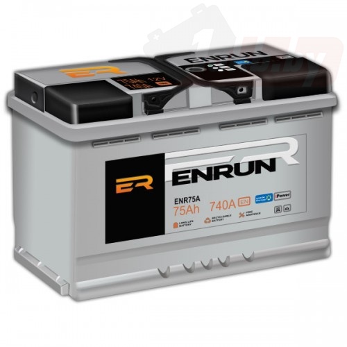 ENRUN Standart (75 A/h), 760A R+