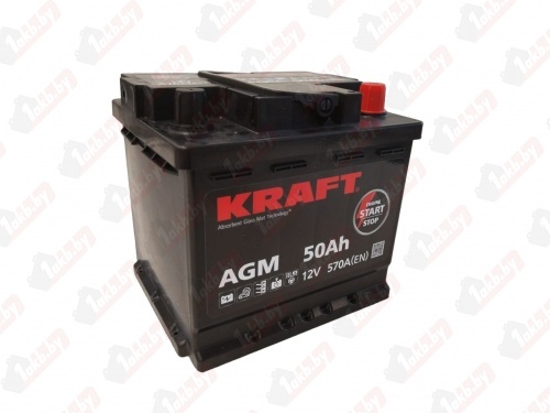 KRAFT AGM (50 A/h), 570A R+