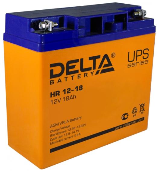 Аккумулятор для ИБП Delta HR 12-18 12V-18 Ah