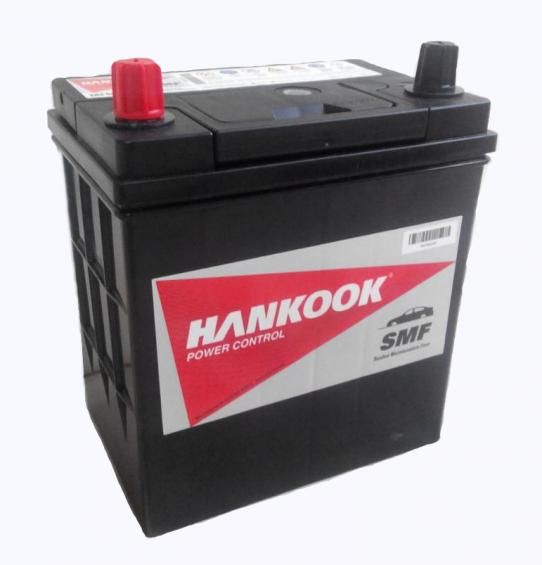 HANKOOK 44B19L (40 А/ч, 370А) Обратная полярность, узкие клеммы JIS для Hyundai/Kia
